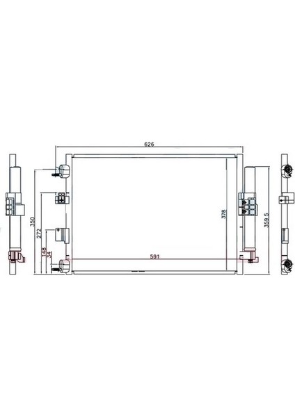 Klima Radyatörü Ford Focus 15+ (A/m Şanz.)