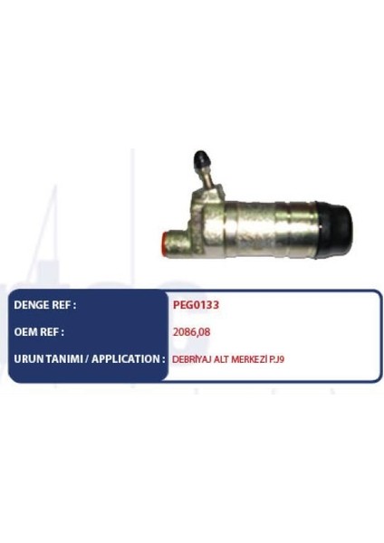 Debriyaj Alt Merkezi Peugeot J9