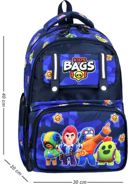 Erkek Çocuk Ortopedik Su Geçirmez Okul Çantası Termal Beslenme ve Kalemlik