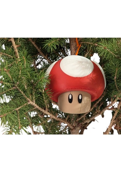 Çok Renkli Süper Mario Mantar Yılbaşı Ağacı Süsü, Neşe ve Renk Katıyor modelleri