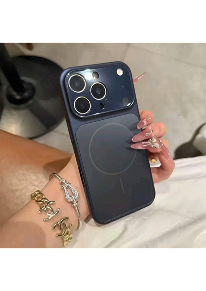 iPhone 12 Promax Uyumlu Magsafe Özellikli 17 Görünümlü Kamera Korumalı ''ag Glass'' Premium Kılıf