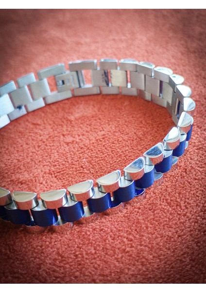 Çelik Roleks Kordon Mavi Erkek Bileklik fiyatları