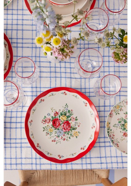 Feels Like Home Kırmızı Stoneware Yemek Tabağı 27 cm fiyatları