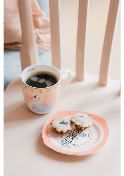 Animals Pembe Porselen Pasta Tabağı 16 cm fiyatları