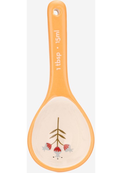 Painted Table Turuncu Stoneware Ölçü Kaşığı Seti 15 ml indirimleri