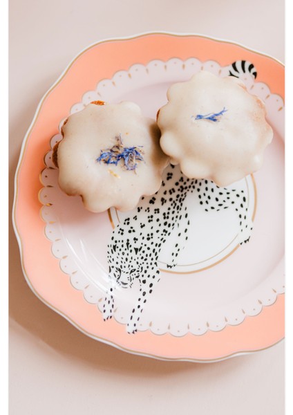 Animals Pembe Porselen Pasta Tabağı 16 cm fırsatları