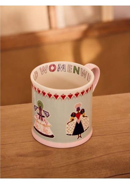 Wild Flowers Mavi Stoneware Kupa 275 ml fiyatları