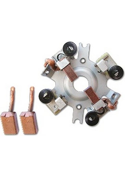 BO102 Cu 12V Kömür Yuvası Audı Fıat Opel Peugeot BSX71 Kömürlü 9×16X25,5 Bosh Tipi