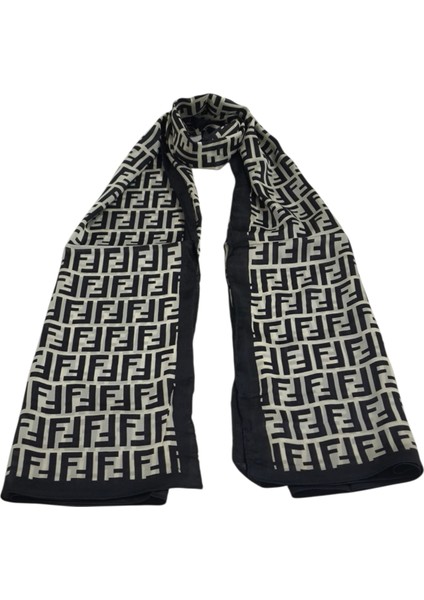 Vual Ipek Şal F Baskılı Desen Siyah Krem fiyatları