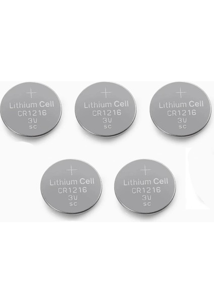 Yuma CR1216 Süper Lityum 3V 5 Li Kart Düğme Pil ( Lisinya )