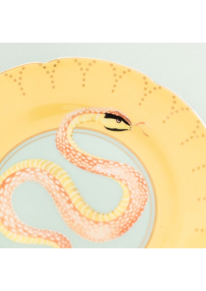 Animals Sarı Porselen Pasta Tabağı 16 cm fiyatları
