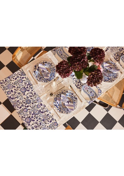 Strawberry Garden Mavi Porselen Kahvaltı Tabağı 21 cm fırsatları