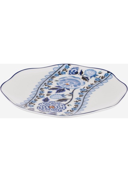 Strawberry Garden Mavi Porselen Kahvaltı Tabağı 21 cm indirimleri