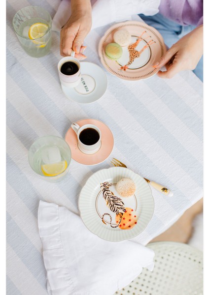 Animals Pembe Porselen Pasta Tabağı 16 cm fiyatları