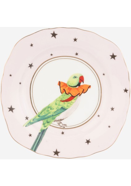 Animals Pembe Porselen Pasta Tabağı 16 cm fırsatları