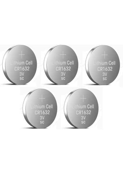 Yuma CR1632 Süper Lityum 3V 5 Li Kart Düğme Pil ( Lisinya )