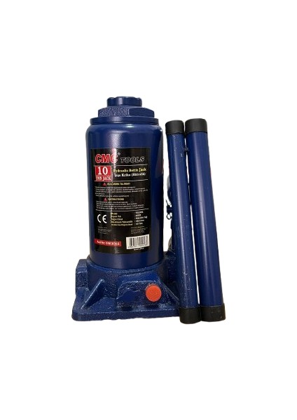 Tools Şişe Kriko 10 Ton Renk Mavi