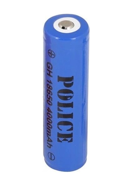 Police 18650 3.7V 4000 Mah Akım Korumalı Şarjlı Li-Ion Pil ( Lisinya )