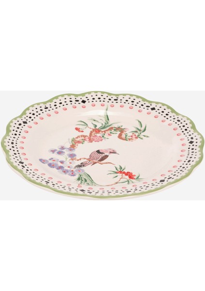 Spring Birds Yeşil Stoneware Kahvaltı Tabağı 21 cm fiyatları