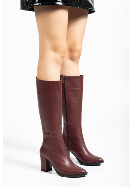 ZRİN-4422 Premium Sivri Burun Topuklu Fermuarlı Çizme fiyatları