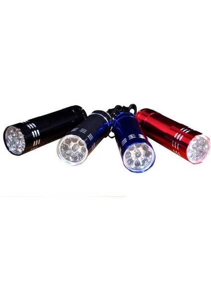 3 Adet 9 Ledli Metal Mini El Fener fiyatları