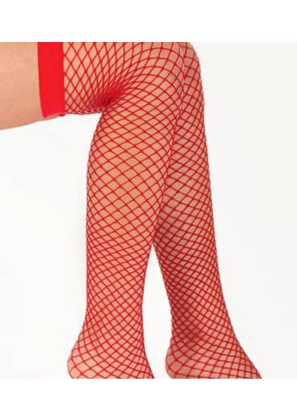 Fileli Kırmızı Çorap