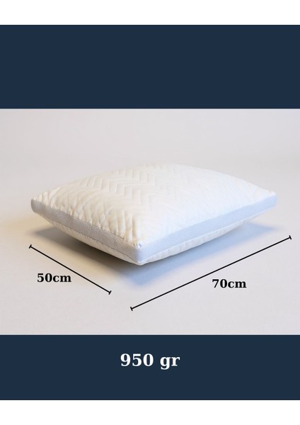 Spacer Line Klimalı Kapitone Yastık | Beyaz | 50X70 | Otel Konfor Yastığı indirimleri