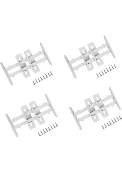 4 Adet Bebek Çocuk Koruma Kilidi - Dolap Çekmece Kilidi Sürgülü Kilit