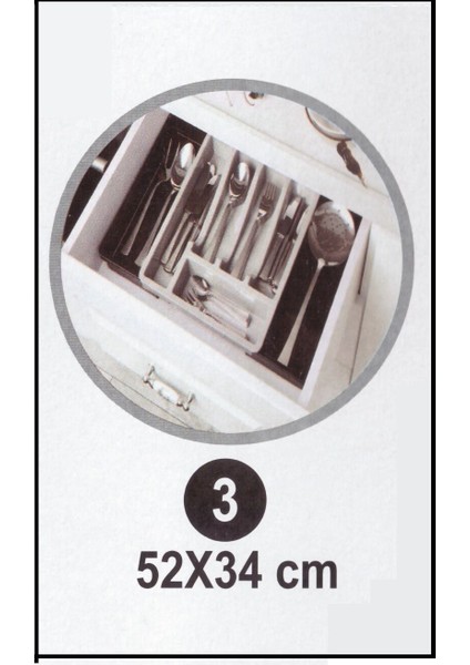 Kayar Kaşıklık Organizeri - 3 Aşamalı Sürgülü - Sağ Sol Açılır modelleri