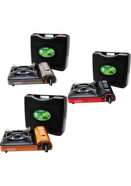 Pro Portatif Kamp Ocak Pls.çantalı - Gaz Stop Emn.- Rüzgarlık (4887)