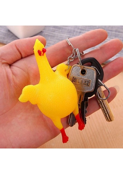 Yumurtlayan Eğlenceli Tavuk Anahtarlık indirimleri