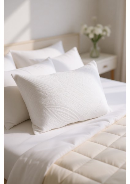 Kapok Yastık Beyaz (50 x 70)