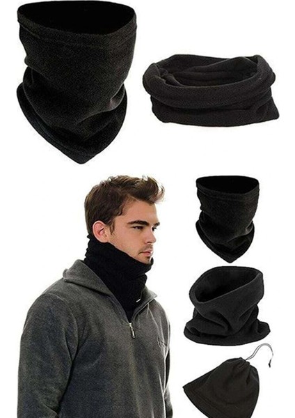 Polar Termal Kar Maskesi ve Ipli Boyunluk Bere Siyah Set fiyatları