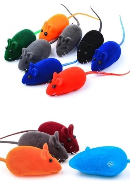 2li Evcil Hayvan Eğitim Sevimli Elastik Kedi Fare Yakalama Interaktif Sesli Eğitim Oyuncağı indirimleri