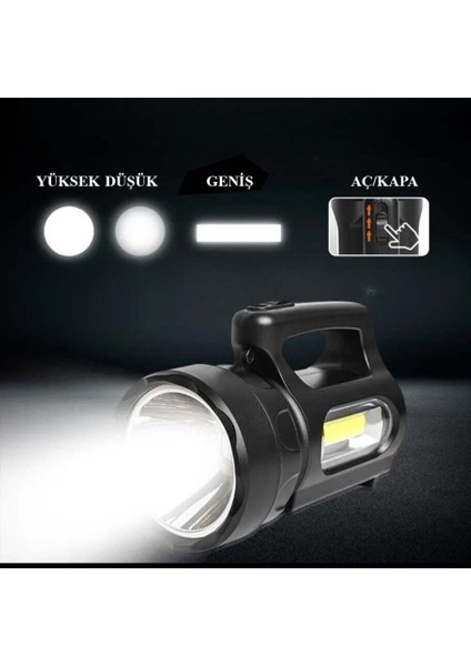 Profesyonel Ultra Güçlü LED El Feneri - Yüksek Performanslı 900 Lümen Aydınlatma fiyatları