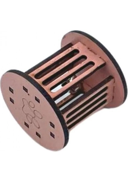 Mini Silindir Eğlenceli Renkli Sağlam Küçük Pati Izi Şekilli Kedi Oyuncağı indirimleri