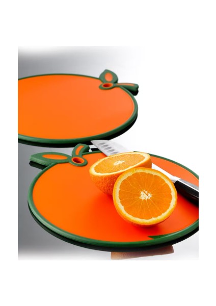 Portakal Figürlü Kaydırmaz Kesme Tahtası Doğrama Panosu fiyatları