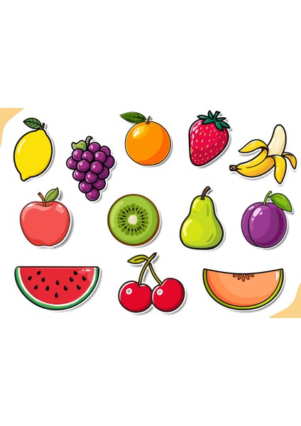 1-4 Yaş Ilk Magnet Puzzle (Meyveleri Tanıyorum) fırsatları