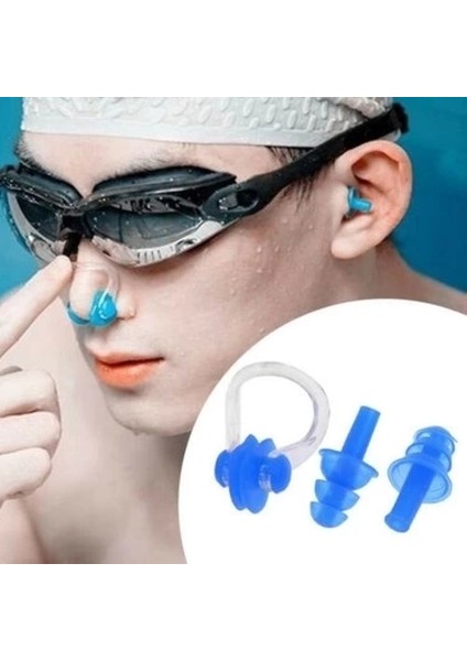 Silikon Su Geçirmez Kulak Burun Tıkacı