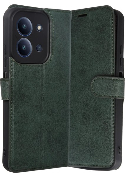 Xiaomi Redmi 15C 4g Trend S Plus Kapaklı Kılıf - YEŞIL-(5796) - FK001T-4SXWO6