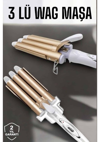 Wag Maşa Yüksek Isı Ayarlı Su Dalga Maşası - FK001T-4SYZJ5