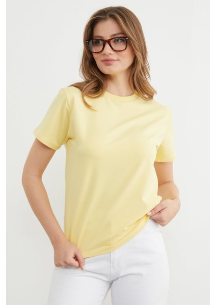 Basic Bisiklet Yaka Tişört