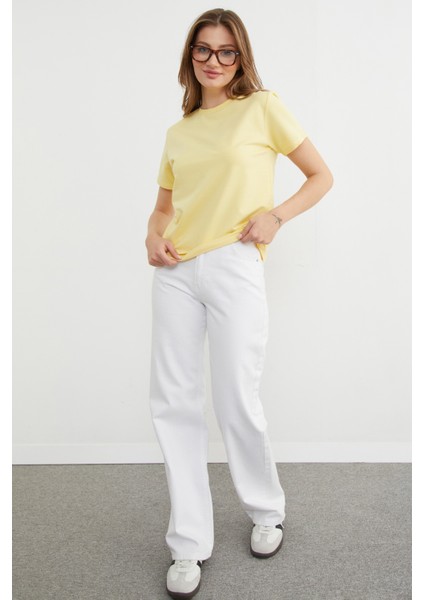 Basic Bisiklet Yaka Tişört fiyatları