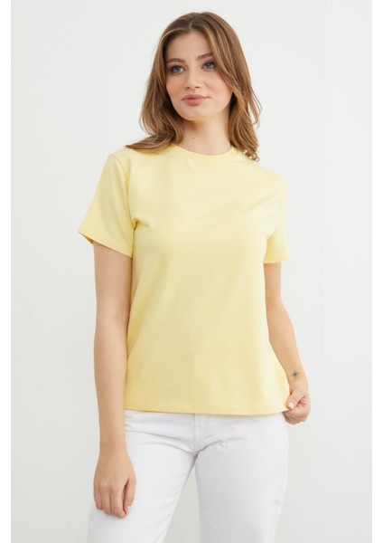 Basic Bisiklet Yaka Tişört