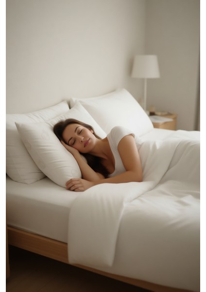 Beyaz Yün Yastık (50x70)