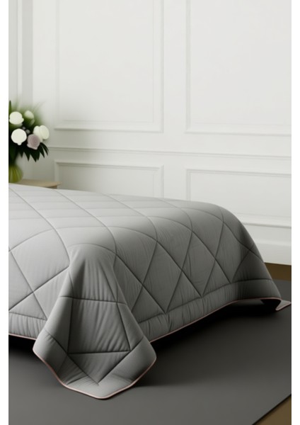 Polycotton Fırçalı Çift Kişilik Gri-Capuccino (195x215) fırsatları