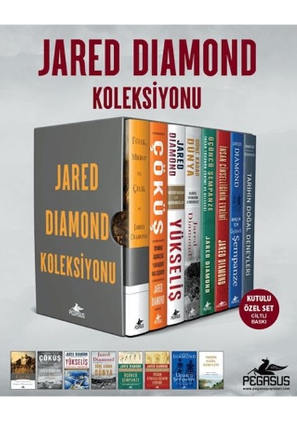 Jared Diamond Koleksiyonu Kutulu Özel Set (8 Kitap - Ciltli)