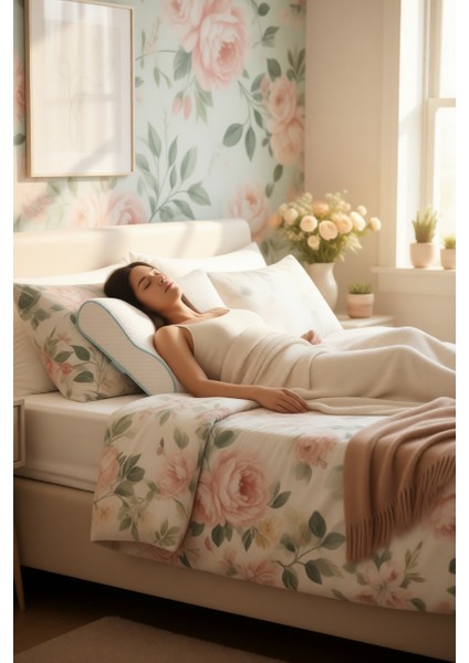 Visco Çift Boyun Destekli Ortopedik Yastık modelleri