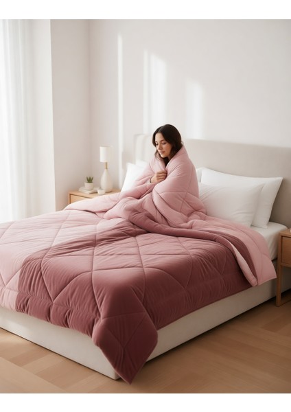 Wellsoft Çift Kişilik Gül Kurusu (195X215)