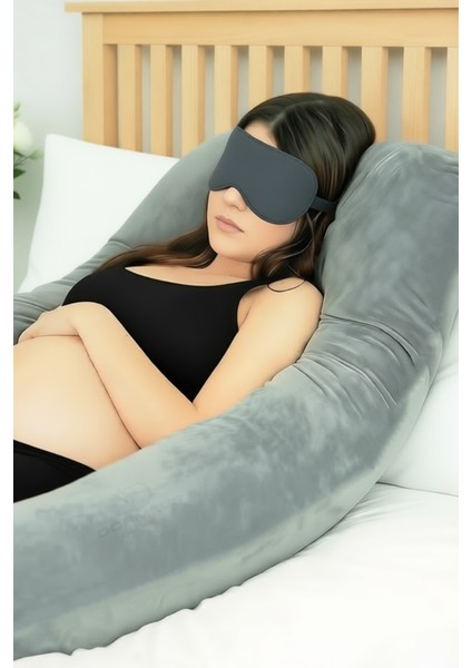 Hamile Yastığı Gri (80X120) fırsatları